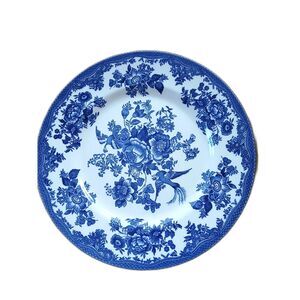Royal Stafford navy blue white Asiatic Pheasant 11" dinner plate